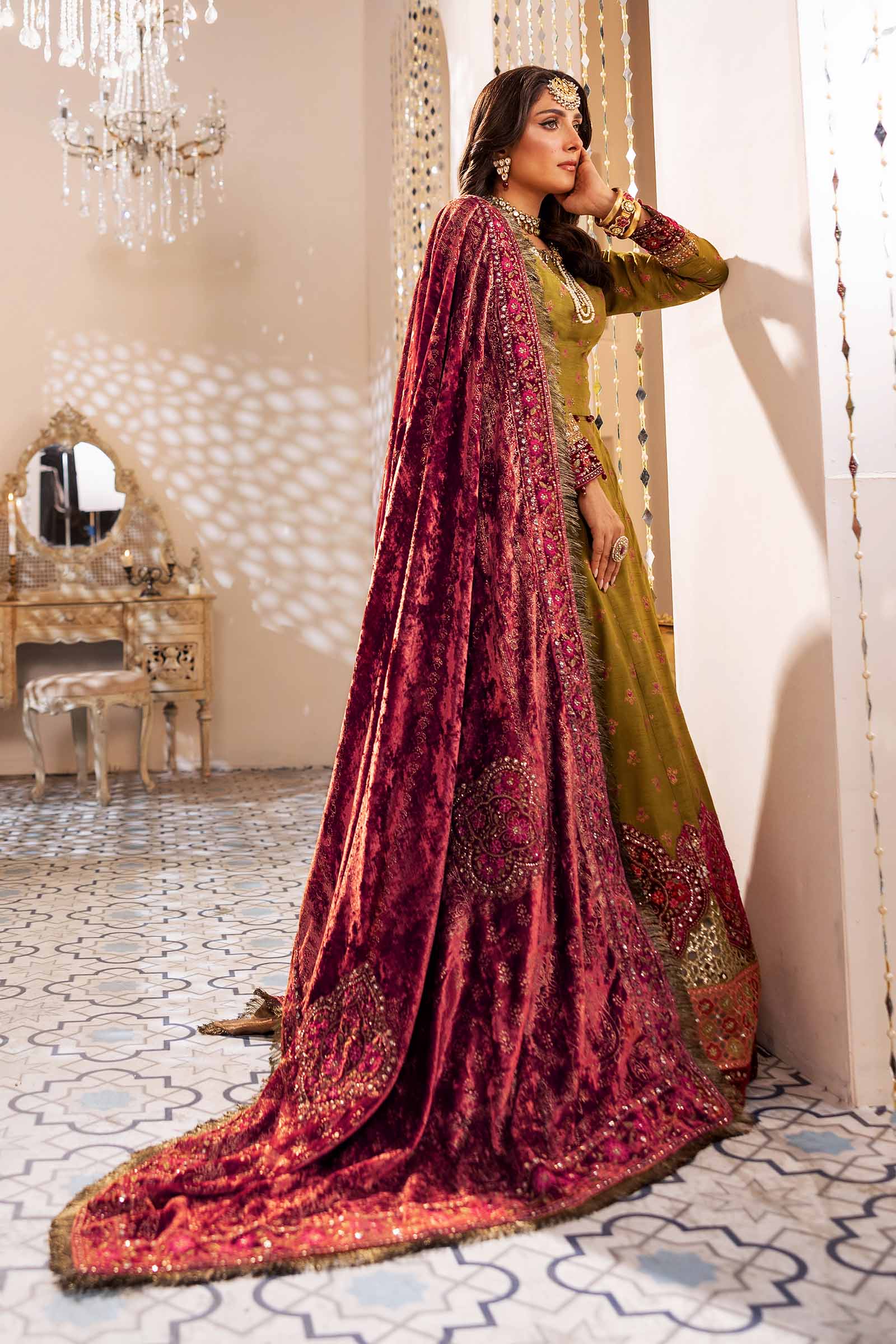 Maira B | Ready to Wear | SF-W24-26 by Maria Faisal - Registered Vendor of : Maria B - type : Wedding Dress - 100% original wedding dresses