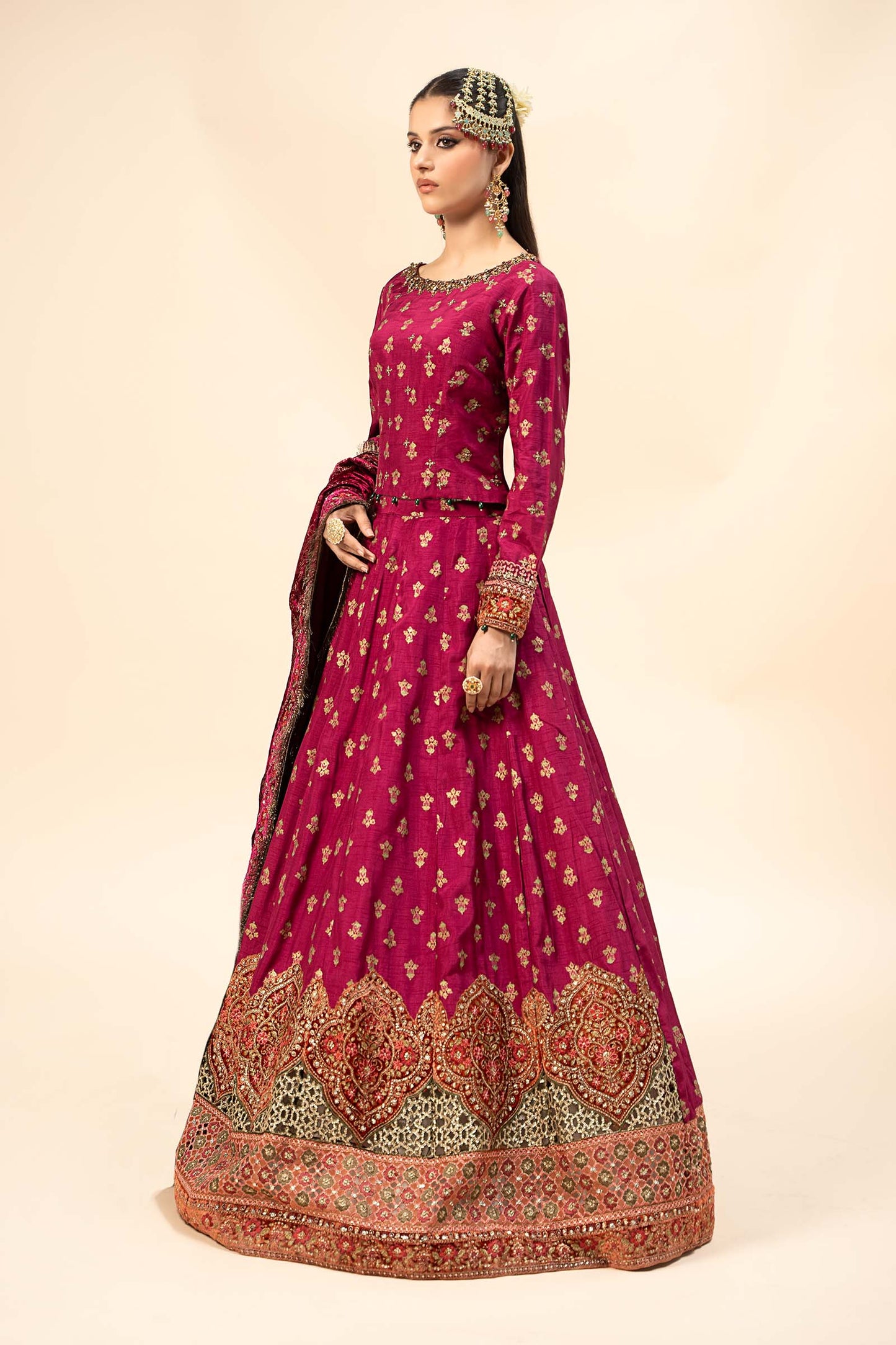 Maira B | Ready to Wear | SF-W24-26 by Maria Faisal - Registered Vendor of : Maria B - type : Wedding Dress - 100% original wedding dresses