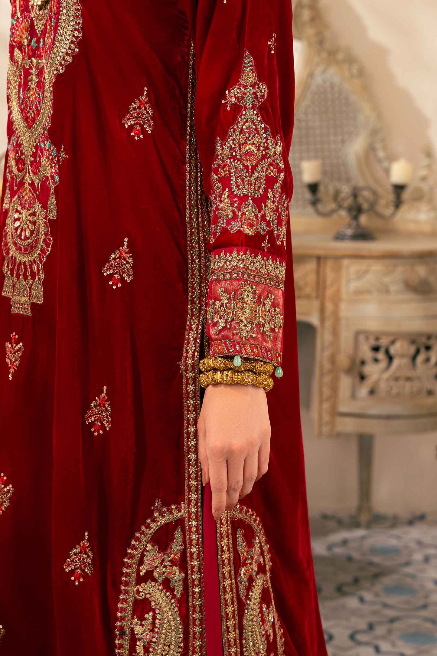Maira B | Ready to Wear | SF-W24-29 Pink by Maria Faisal - Registered Vendor of : Maria B - type : Wedding Dress - 100% original wedding dresses