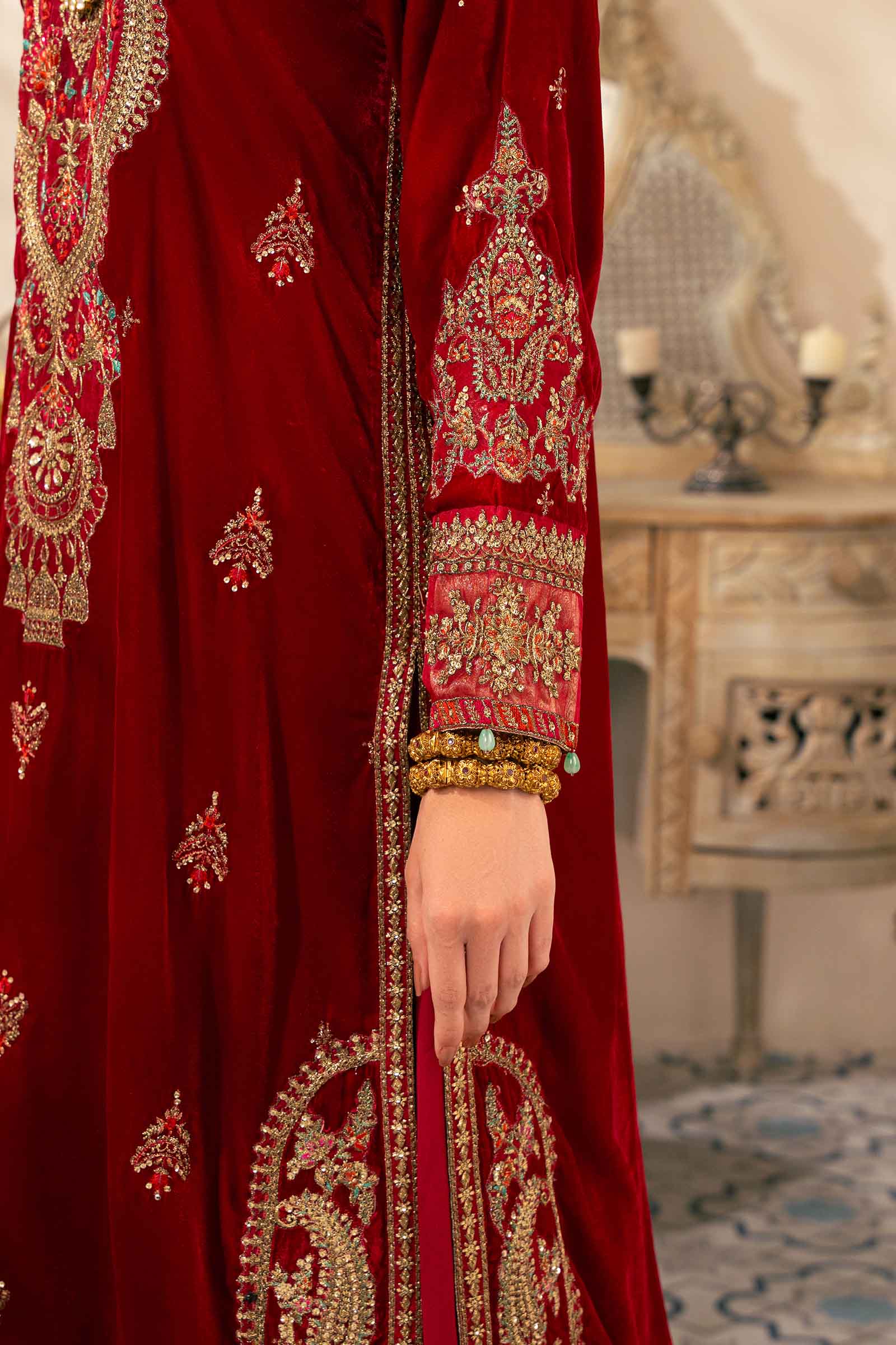 Maira B | Ready to Wear | SF-W24-29 Pink by Maria Faisal - Registered Vendor of : Maria B - type : Wedding Dress - 100% original wedding dresses