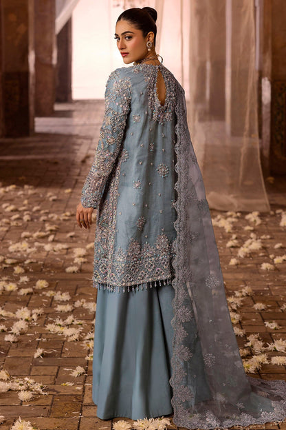 Motifz | Bridal Couture | 0014-FIROZEH EMBROIDERED ORGANZA STITCHED by Maria Faisal - Registered Vendor of : Motifz - type : Ladies Clothes - 100% original wedding dresses