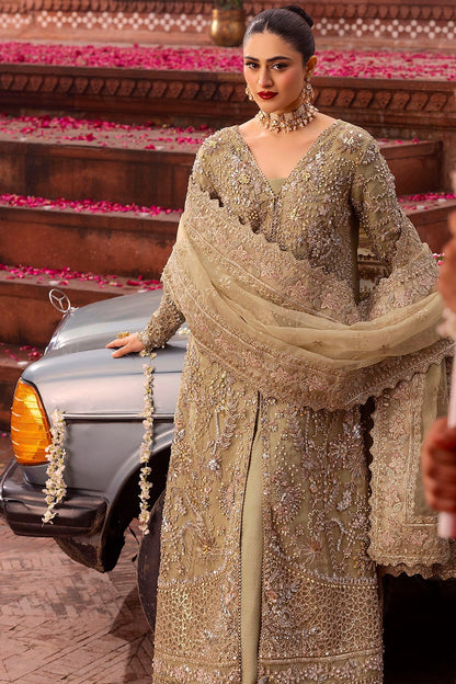 Motifz | Bridal Couture | 0017-PARINAZ EMBROIDERED ORGANZA STITCHED by Maria Faisal - Registered Vendor of : Motifz - type : Ladies Clothes - 100% original wedding dresses