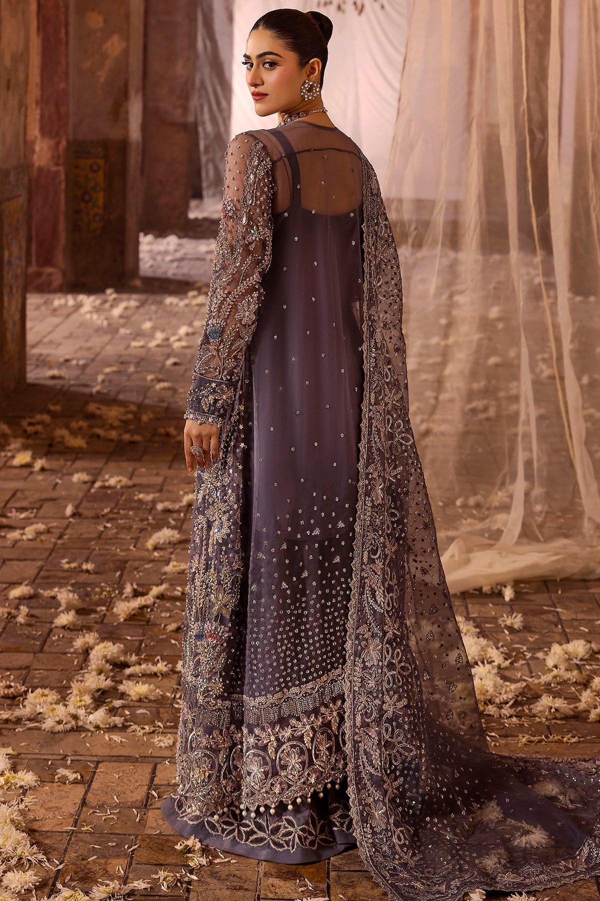 Motifz | Bridal Couture | 0018-ZURIAH EMBROIDERED ORGANZA STITCHED by Maria Faisal - Registered Vendor of : Motifz - type : Ladies Clothes - 100% original wedding dresses