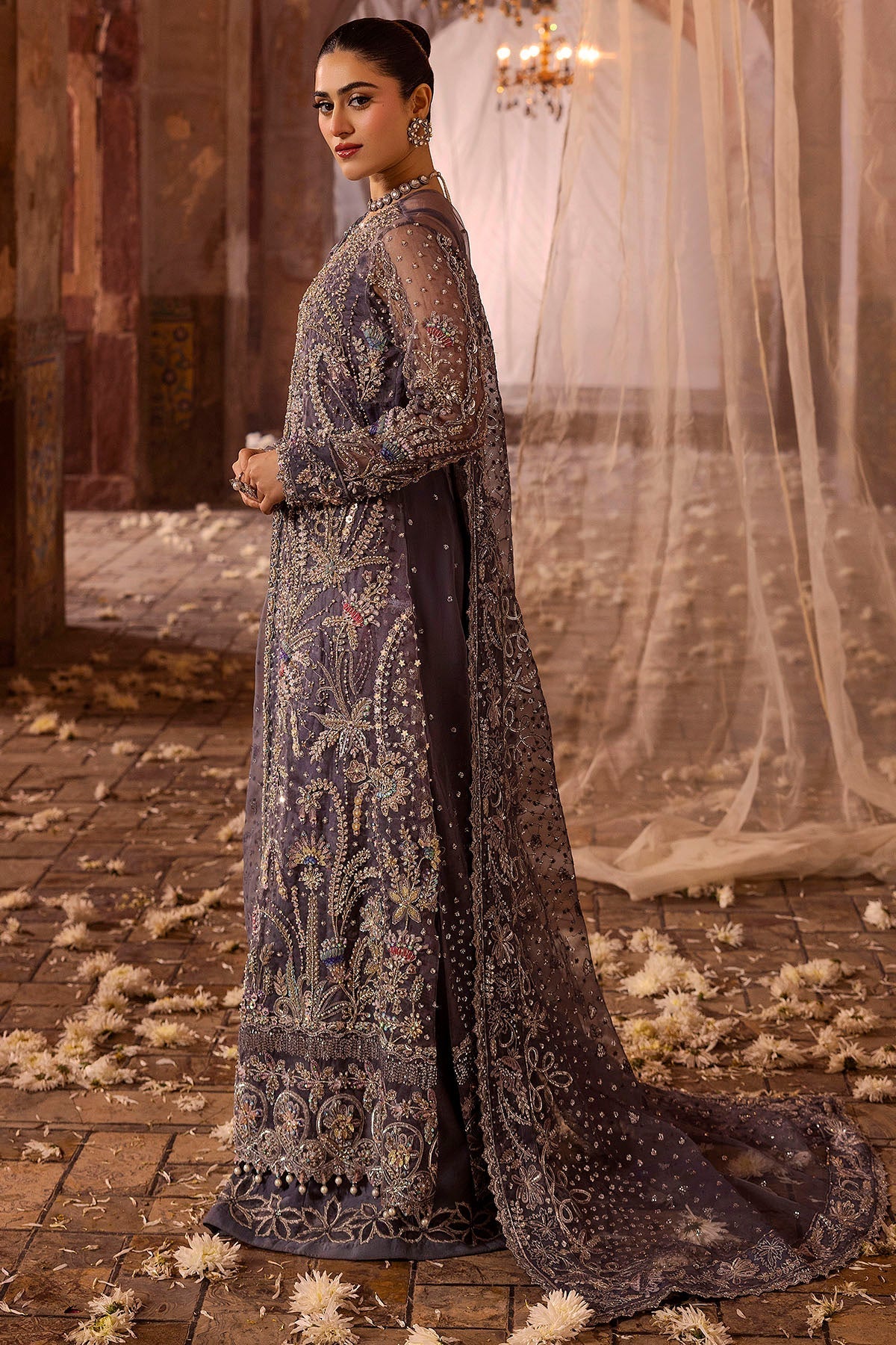Motifz | Bridal Couture | 0018-ZURIAH EMBROIDERED ORGANZA STITCHED by Maria Faisal - Registered Vendor of : Motifz - type : Ladies Clothes - 100% original wedding dresses