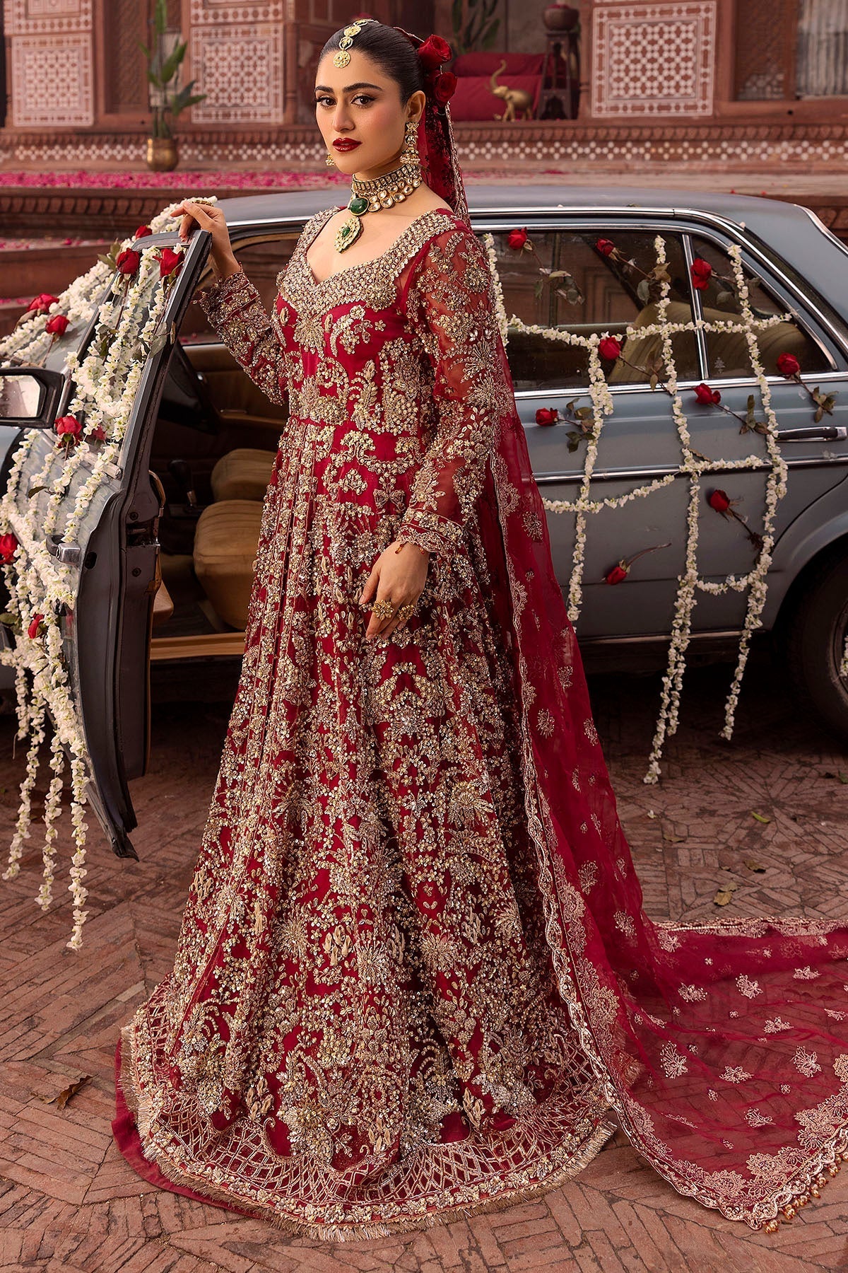 Motifz | Bridal Couture | 0019-SHANARA EMBROIDERED ORGANZA STITCHED by Maria Faisal - Registered Vendor of : Motifz - type : Ladies Clothes - 100% original wedding dresses