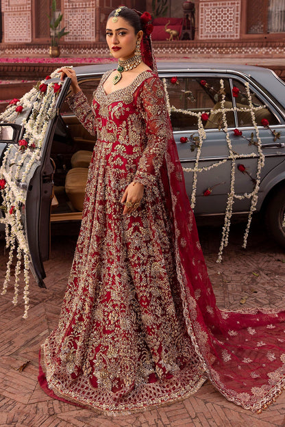 Motifz | Bridal Couture | 0019-SHANARA EMBROIDERED ORGANZA STITCHED by Maria Faisal - Registered Vendor of : Motifz - type : Ladies Clothes - 100% original wedding dresses