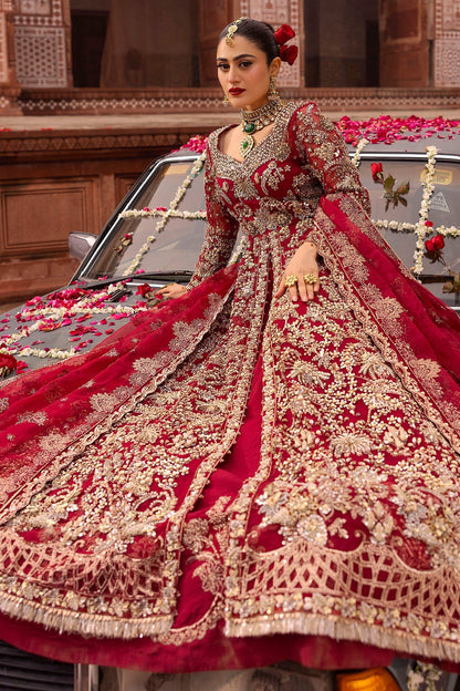 Motifz | Bridal Couture | 0019-SHANARA EMBROIDERED ORGANZA STITCHED by Maria Faisal - Registered Vendor of : Motifz - type : Ladies Clothes - 100% original wedding dresses