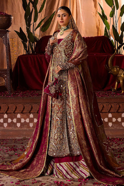 Motifz | Bridal Couture | 0020-NAURATAN EMBROIDERED MESSORI STITCHED by Maria Faisal - Registered Vendor of : Motifz - type : Ladies Clothes - 100% original wedding dresses