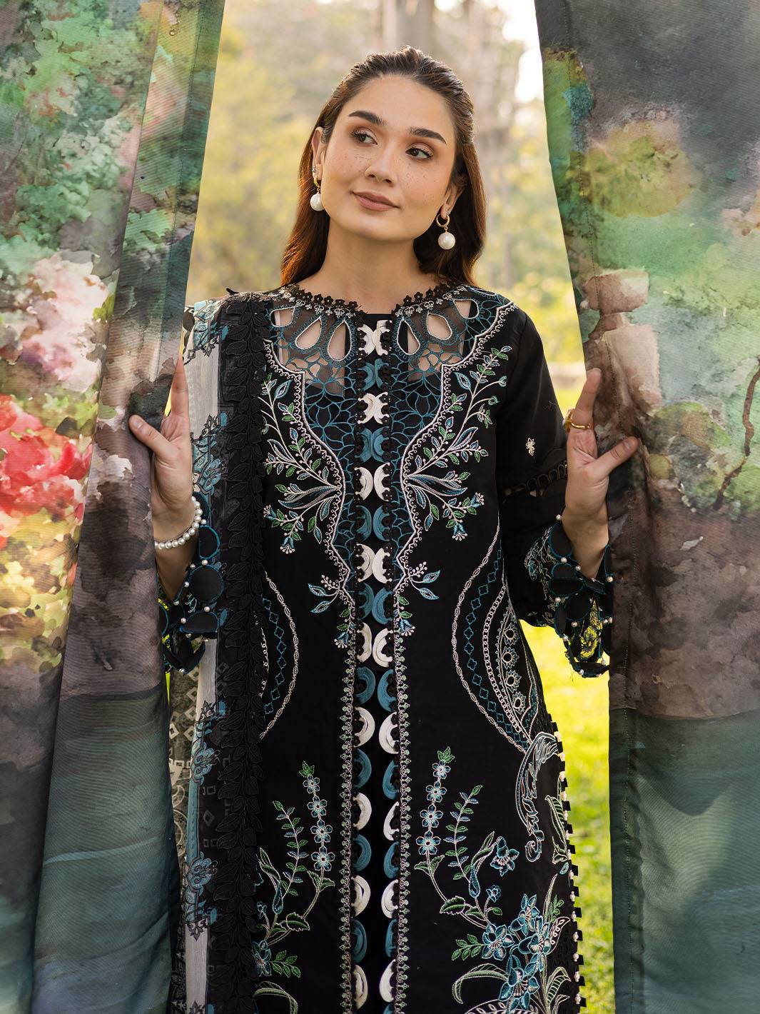 Parishay | Shangrila Luxury Lawn | SHR - 02 by Maria Faisal - Registered Vendor of : Parishay - type : Ladies Clothes - 100% original wedding dresses