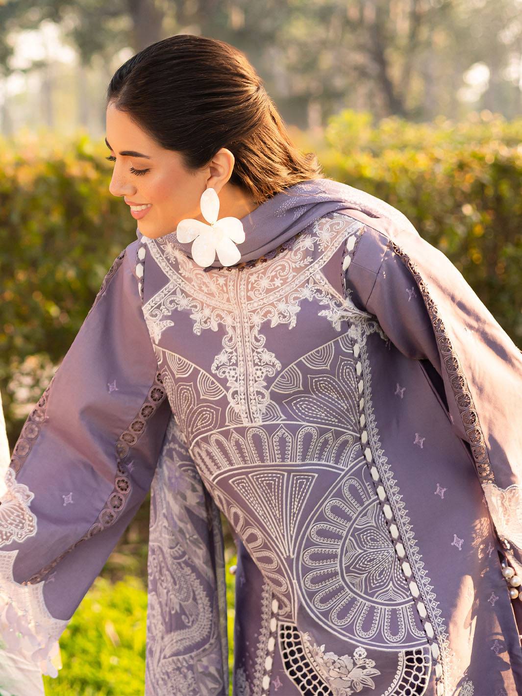 Parishay | Shangrila Luxury Lawn | SHR - 03 by Maria Faisal - Registered Vendor of : Parishay - type : Ladies Clothes - 100% original wedding dresses