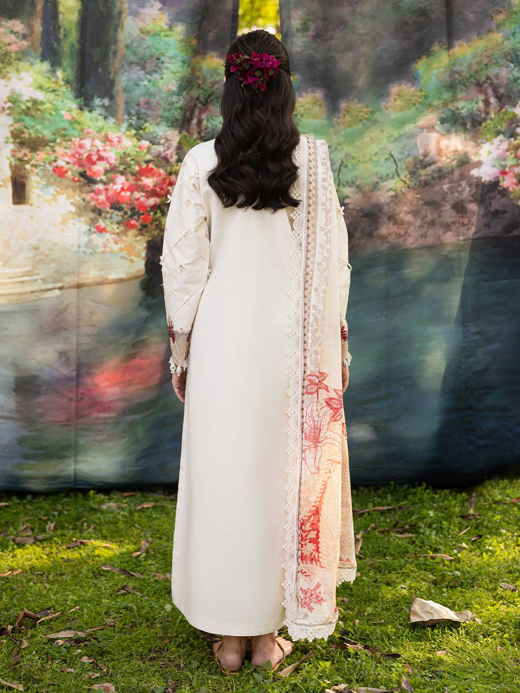 Parishay | Shangrila Luxury Lawn | SHR - 07 by Maria Faisal - Registered Vendor of : Parishay - type : Ladies Clothes - 100% original wedding dresses