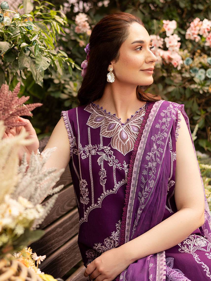 Parishay | Shangrila Luxury Lawn | SHR - 08 by Maria Faisal - Registered Vendor of : Parishay - type : Ladies Clothes - 100% original wedding dresses