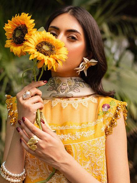 Parishay | Shangrila Luxury Lawn | SHR - 09 by Maria Faisal - Registered Vendor of : Parishay - type : Ladies Clothes - 100% original wedding dresses
