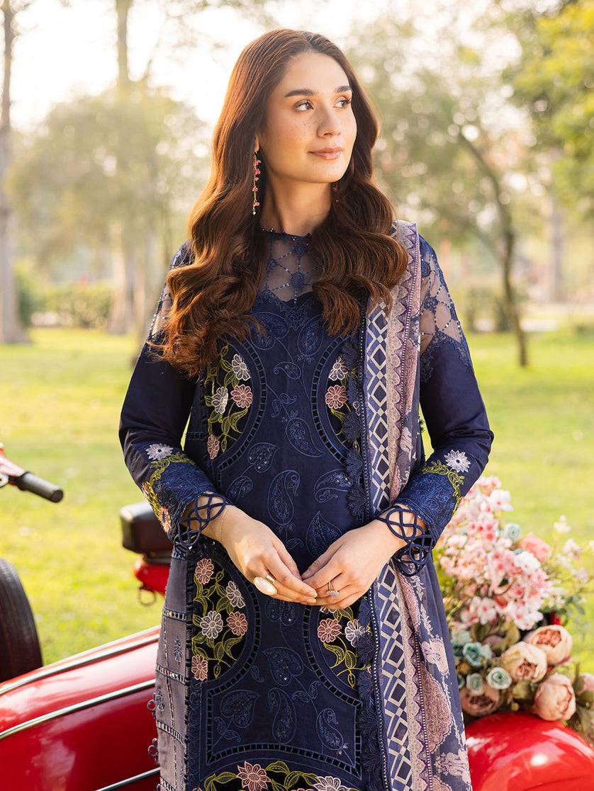 Parishay | Shangrila Luxury Lawn | SHR - 11 by Maria Faisal - Registered Vendor of : Parishay - type : Ladies Clothes - 100% original wedding dresses
