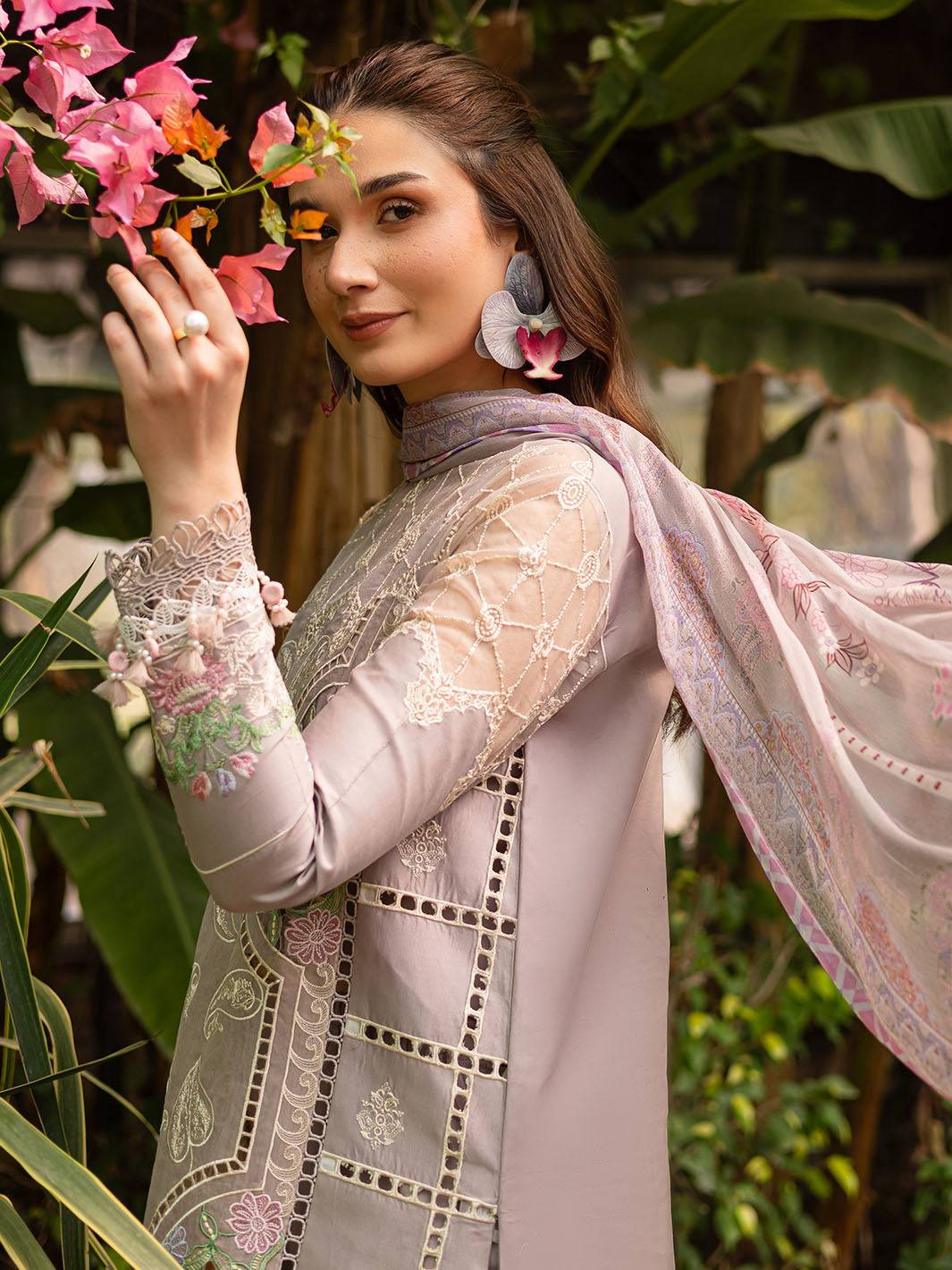 Parishay | Shangrila Luxury Lawn | SHR - 12 by Maria Faisal - Registered Vendor of : Parishay - type : Ladies Clothes - 100% original wedding dresses