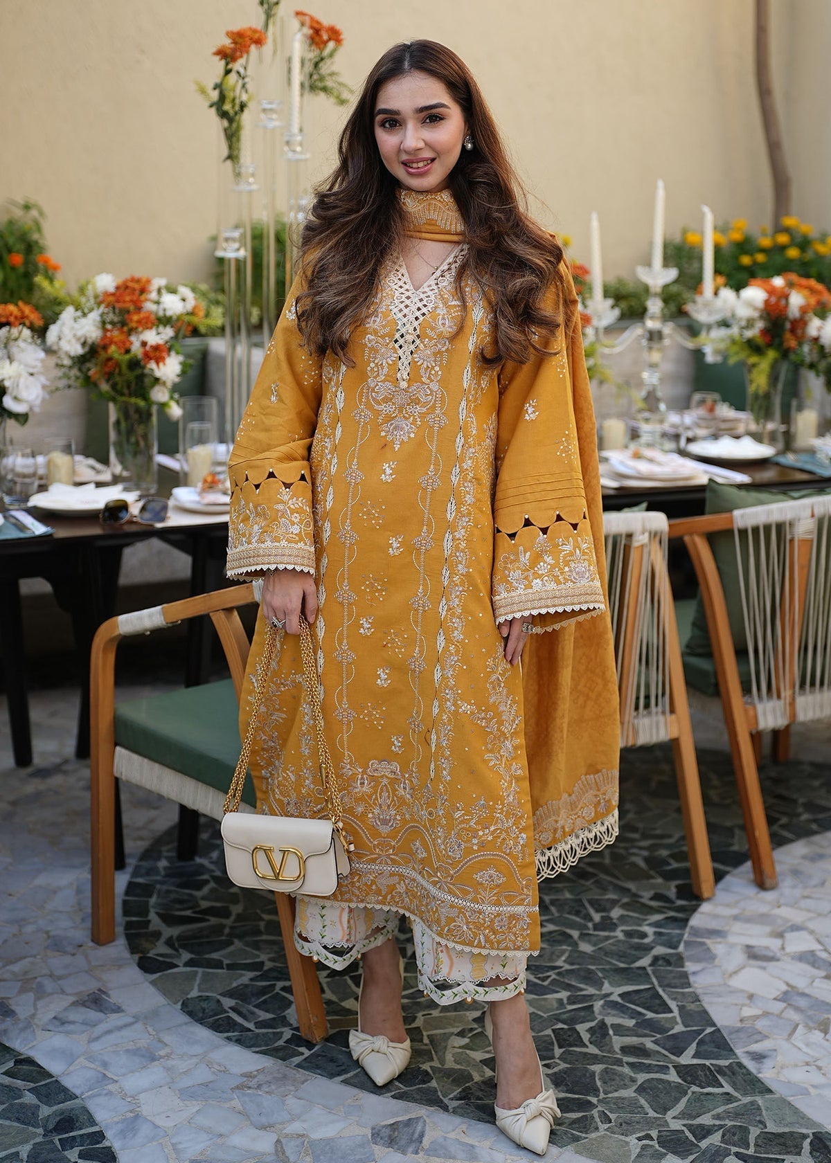 Shireen – authentic Pakistani dress from the Gulana Winter 25 collection for women in the UK