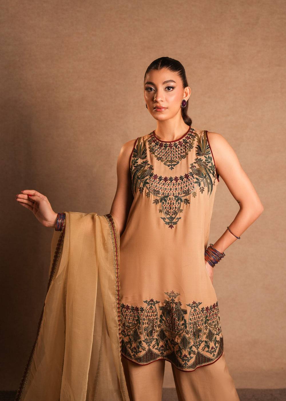 Laj | Festive Eid 25 | PRT-208 by Maria Faisal - Registered Vendor of : Laj - type : Ladies Clothes - 100% original wedding dresses