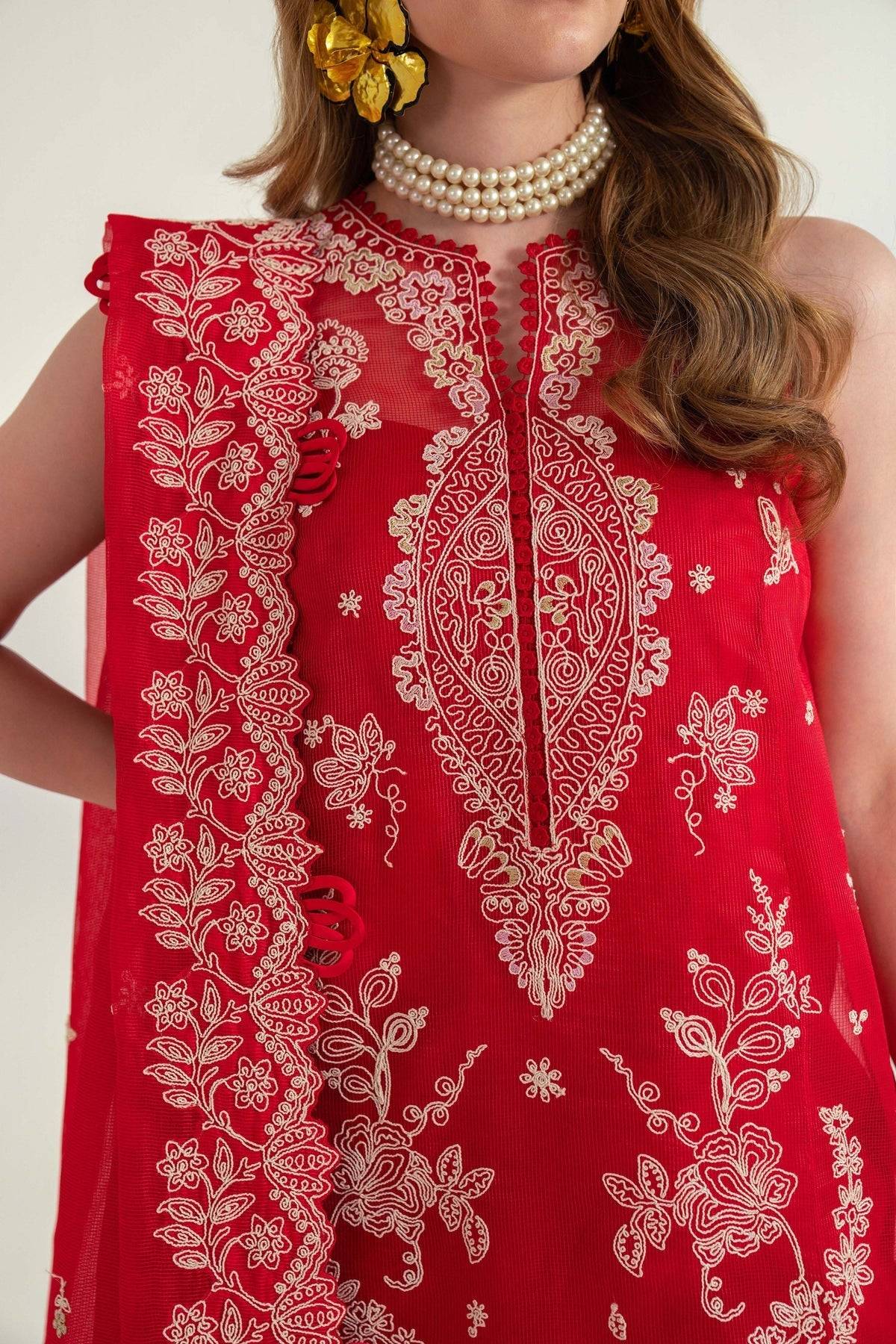 Sable Vogue | Luxury Lawn 25 | SL-02-25-V2 by Maria Faisal - Registered Vendor of : Sable Vogue - type : Ladies Clothes - 100% original wedding dresses