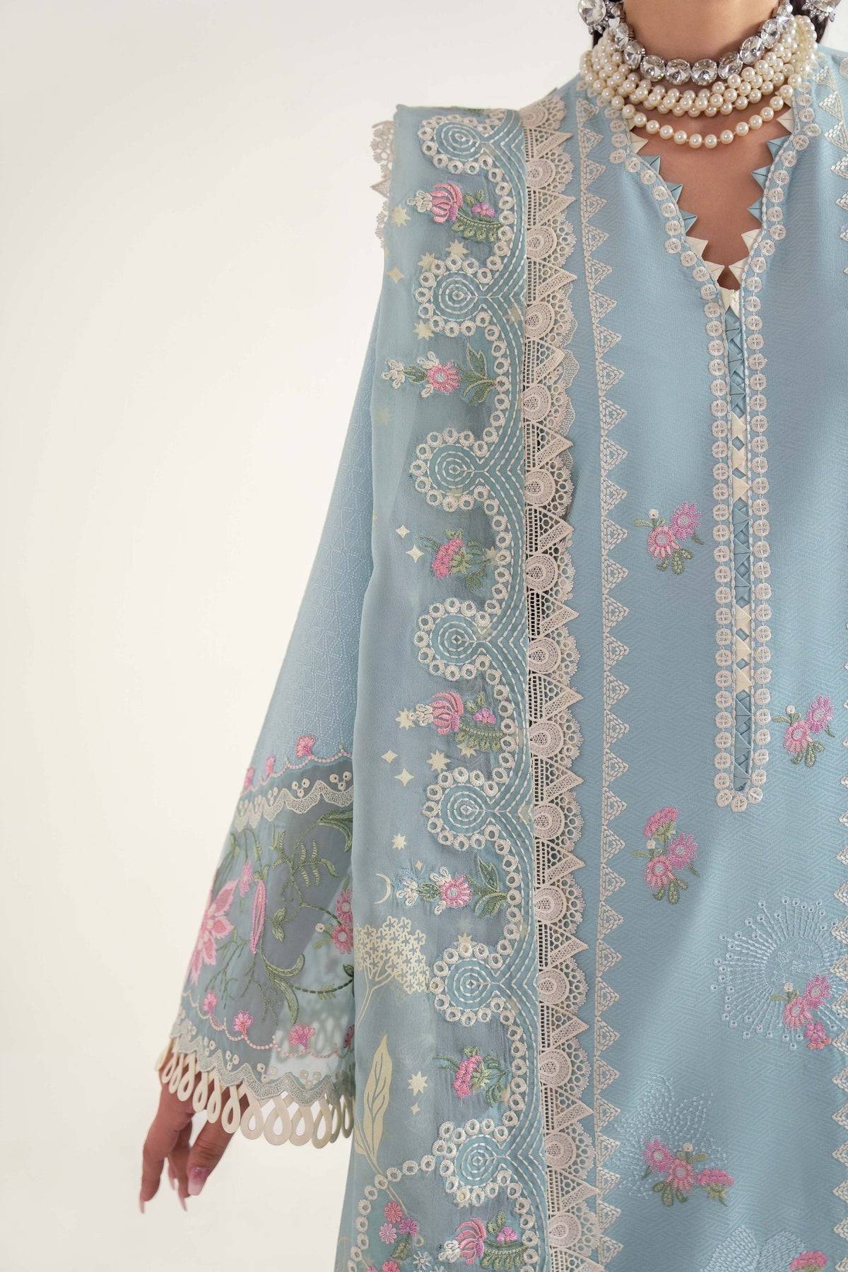 Sable Vogue | Luxury Lawn 25 | SL-06-25-V2 by Maria Faisal - Registered Vendor of : Sable Vogue - type : Ladies Clothes - 100% original wedding dresses