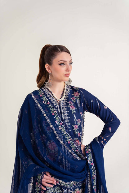 Sable Vogue | Luxury Lawn 25 | SL-07-25-V2 by Maria Faisal - Registered Vendor of : Sable Vogue - type : Ladies Clothes - 100% original wedding dresses