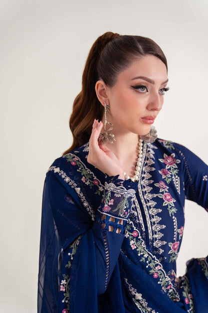 Sable Vogue | Luxury Lawn 25 | SL-07-25-V2 by Maria Faisal - Registered Vendor of : Sable Vogue - type : Ladies Clothes - 100% original wedding dresses