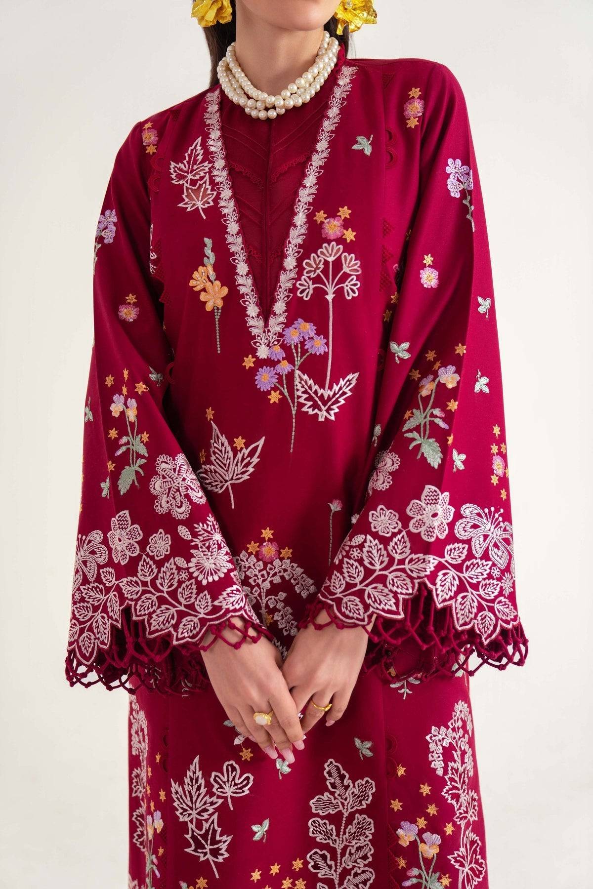 Sable Vogue | Luxury Lawn 25 | SL-08-25-V2 by Maria Faisal - Registered Vendor of : Sable Vogue - type : Ladies Clothes - 100% original wedding dresses