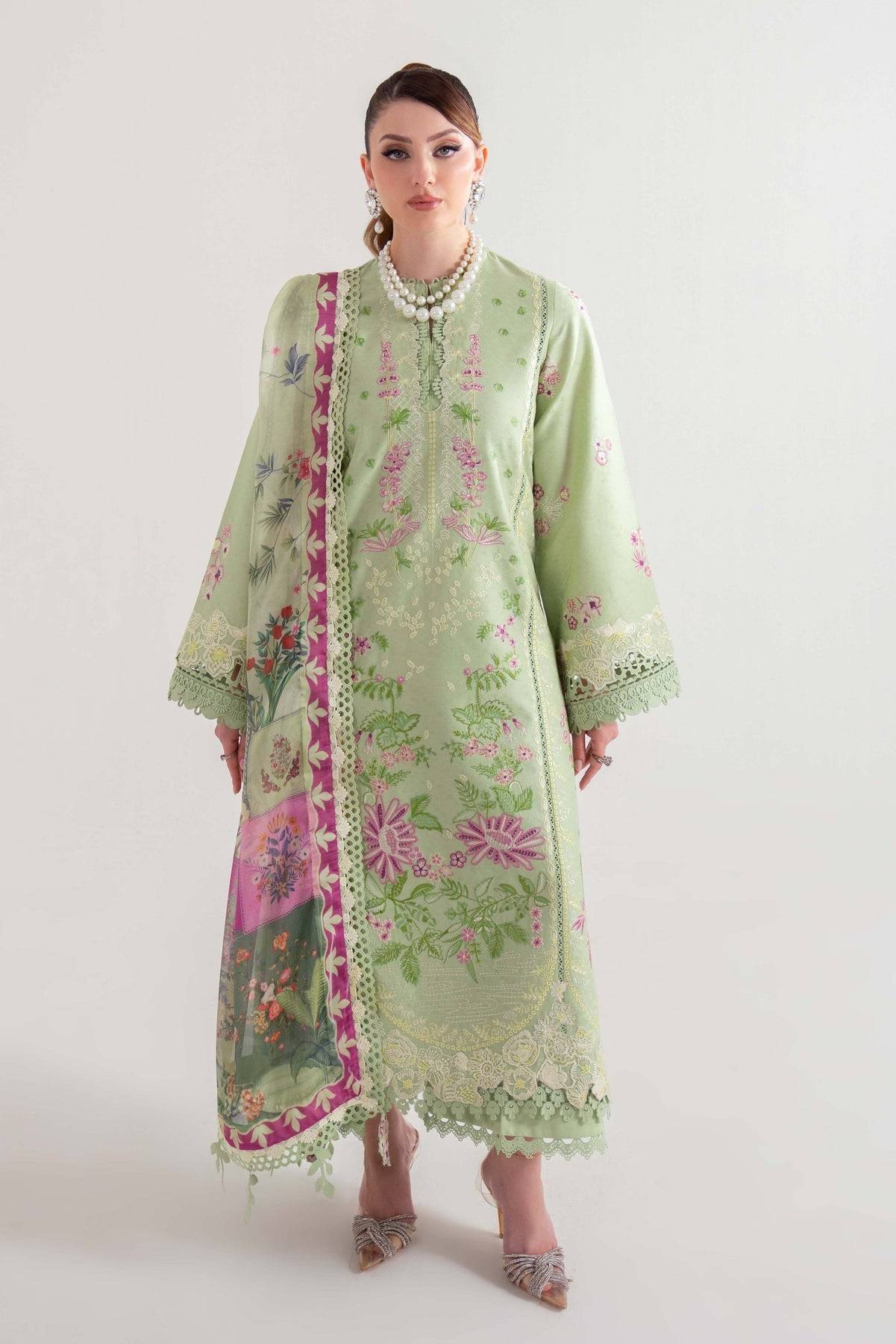 Sable Vogue | Luxury Lawn 25 | SL-09-25-V2 by Maria Faisal - Registered Vendor of : Sable Vogue - type : Ladies Clothes - 100% original wedding dresses