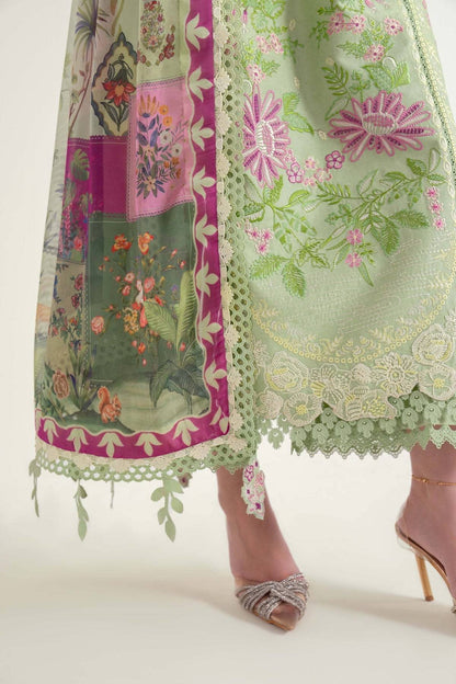 Sable Vogue | Luxury Lawn 25 | SL-09-25-V2 by Maria Faisal - Registered Vendor of : Sable Vogue - type : Ladies Clothes - 100% original wedding dresses