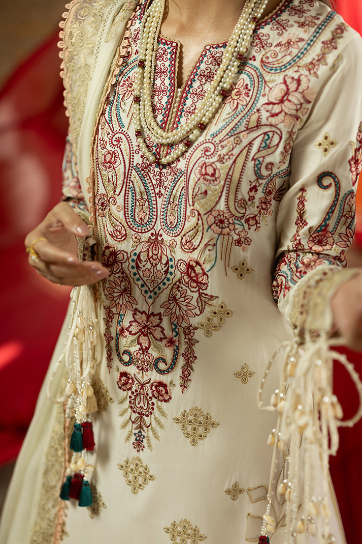 Imrozia Premium | Maya Luxury Lawn 26 | SL-150 Areeba - Luxury Dress - available at Maria Faisal in UK and USA.