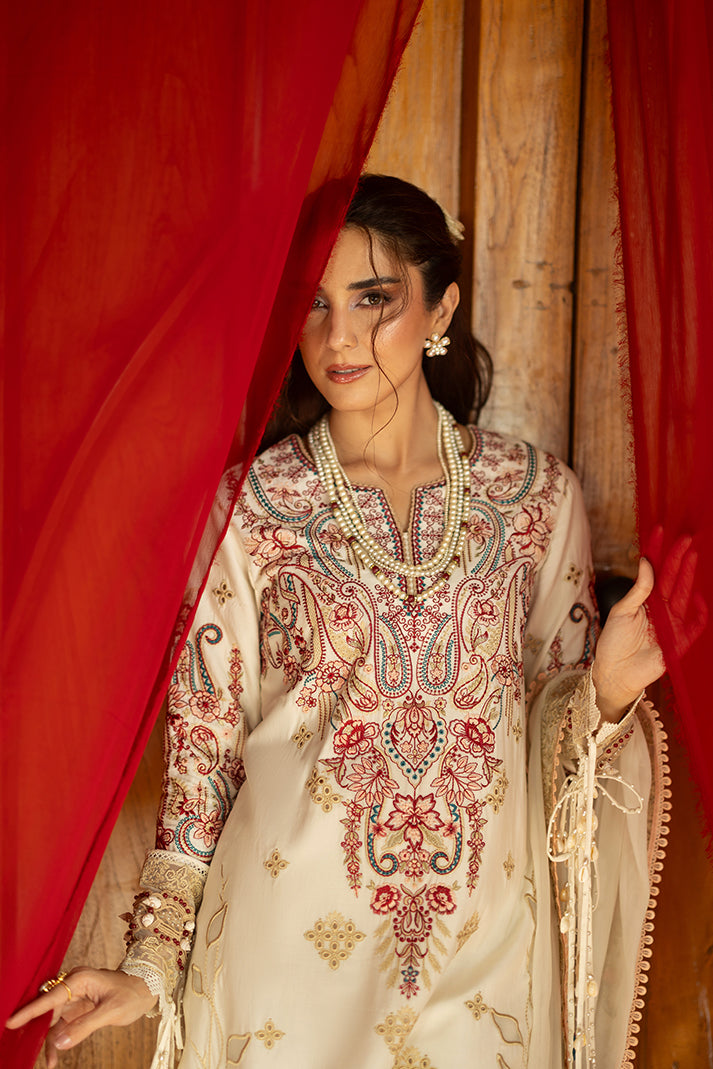 Imrozia Premium | Maya Luxury Lawn 26 | SL-150 Areeba - Luxury Dress - available at Maria Faisal in UK and USA.