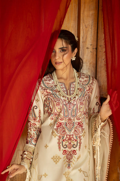 Imrozia Premium | Maya Luxury Lawn 26 | SL-150 Areeba - Luxury Dress - available at Maria Faisal in UK and USA.