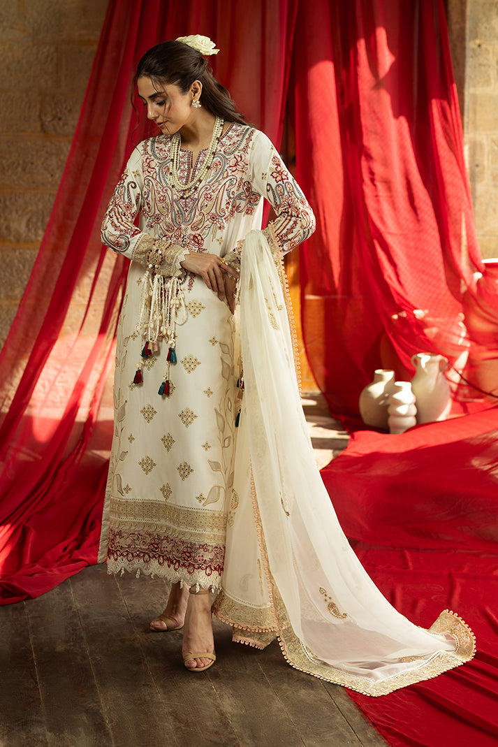 Imrozia Premium | Maya Luxury Lawn 26 | SL-150 Areeba - Luxury Dress - available at Maria Faisal in UK and USA.
