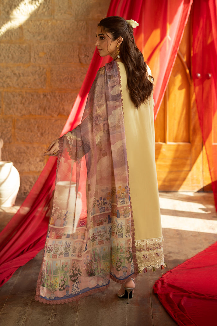 Imrozia Premium | Maya Luxury Lawn 26 | SL-151 Nael - Luxury Dress - available at Maria Faisal in UK and USA.
