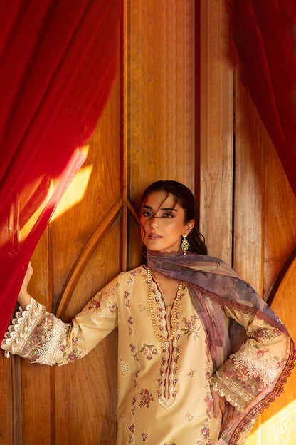Imrozia Premium | Maya Luxury Lawn 26 | SL-151 Nael - Luxury Dress - available at Maria Faisal in UK and USA.