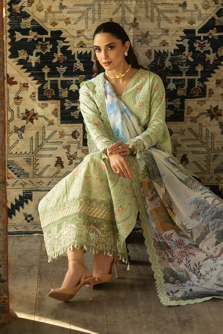 Imrozia Premium | Maya Luxury Lawn 26 | SL-152 Aylin - Luxury Dress - available at Maria Faisal in UK and USA.