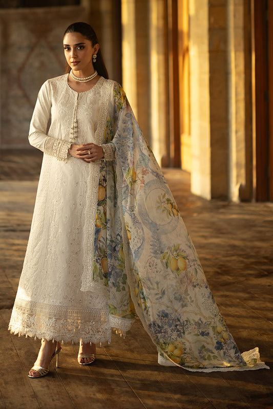 Imrozia Premium | Maya Luxury Lawn 26 | SL-154 Inaya - Luxury Dress - available at Maria Faisal in UK and USA.