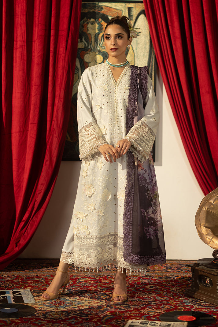 Imrozia Premium | Maya Luxury Lawn 26 | SL-153 Rameen - Luxury Dress - available at Maria Faisal in UK and USA.