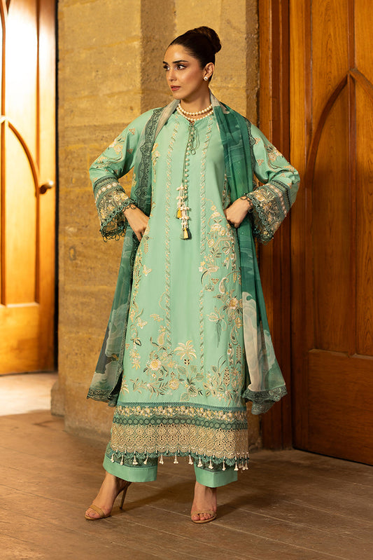 Imrozia Premium | Maya Luxury Lawn 26 | SL-156 Yalina - Luxury Dress - available at Maria Faisal in UK and USA.