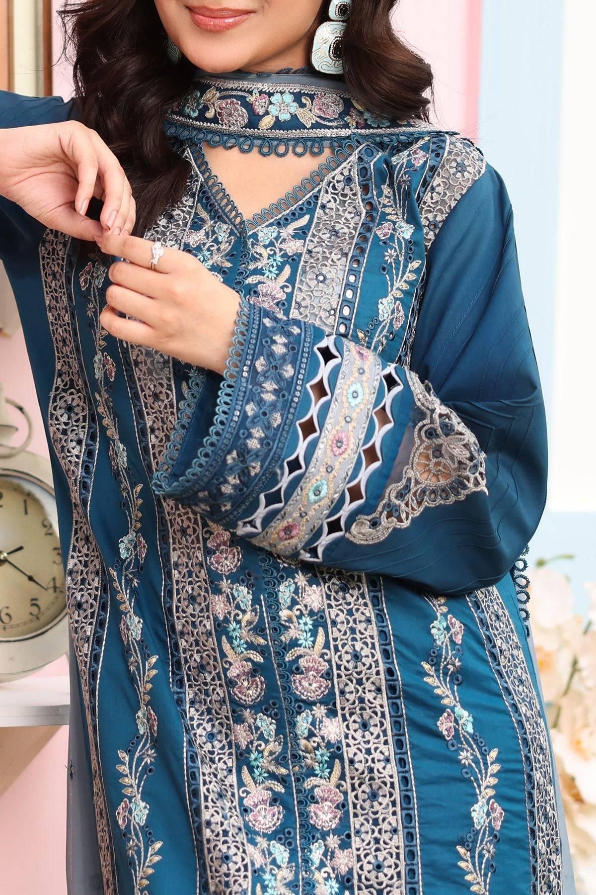 Imrozia Premium | Hayam Luxury Lawn 25 | SL 87 SAHAR by Maria Faisal - Registered Vendor of : Imrozia Premium - type : Ladies Clothes - 100% original wedding dresses