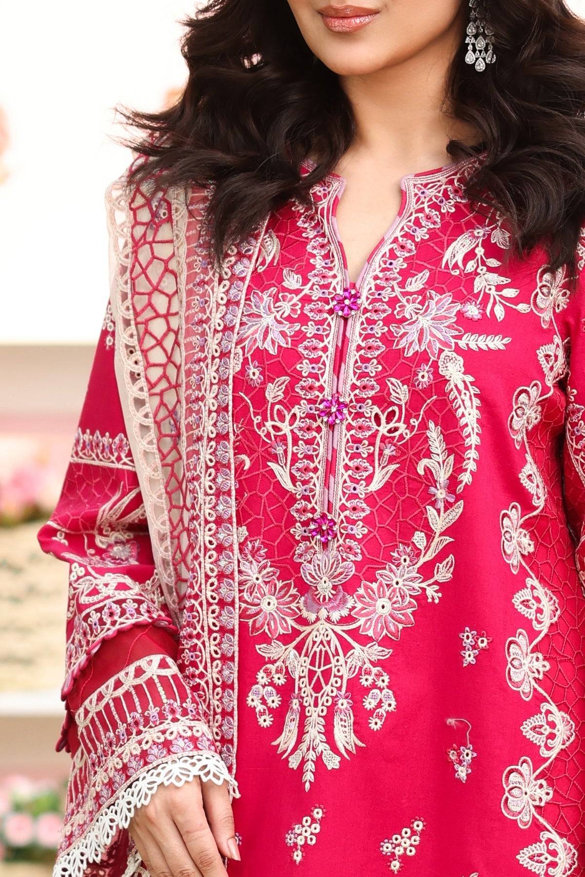 Imrozia Premium | Hayam Luxury Lawn 25 | SL 90 BASMA by Maria Faisal - Registered Vendor of : Imrozia Premium - type : Ladies Clothes - 100% original wedding dresses