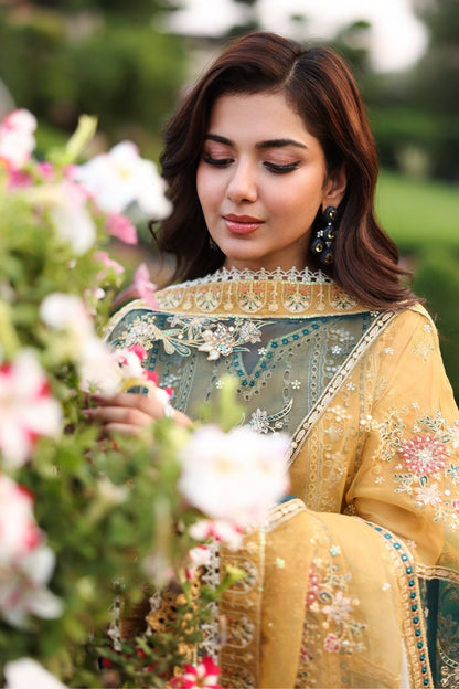Imrozia Premium | Hayam Luxury Lawn 25 | SL 92 SHAKIRA by Maria Faisal - Registered Vendor of : Imrozia Premium - type : Ladies Clothes - 100% original wedding dresses