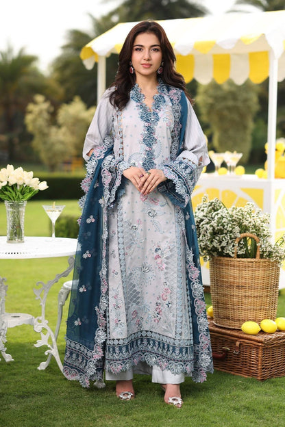 Imrozia Premium | Hayam Luxury Lawn 25 | SL 96 MUNIRA by Maria Faisal - Registered Vendor of : Imrozia Premium - type : Ladies Clothes - 100% original wedding dresses