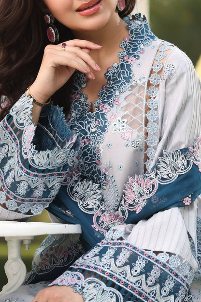 Imrozia Premium | Hayam Luxury Lawn 25 | SL 96 MUNIRA by Maria Faisal - Registered Vendor of : Imrozia Premium - type : Ladies Clothes - 100% original wedding dresses