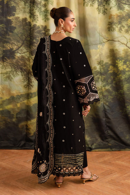 Marjjan | Guzel Lawn | SMC 204-A (Black) - Ladies Clothes - Maria Faisal