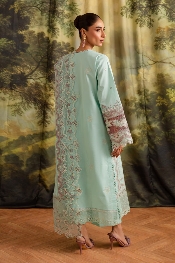 Marjjan | Guzel Lawn | SMC 208-B (Ferozi) - Ladies Clothes - Maria Faisal