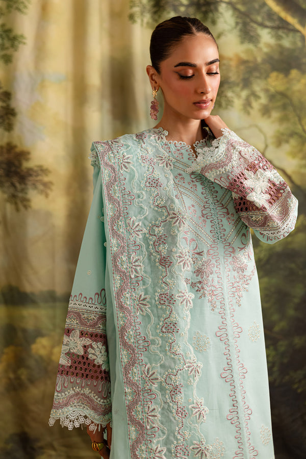 Marjjan | Guzel Lawn | SMC 208-B (Ferozi) - Ladies Clothes - Maria Faisal