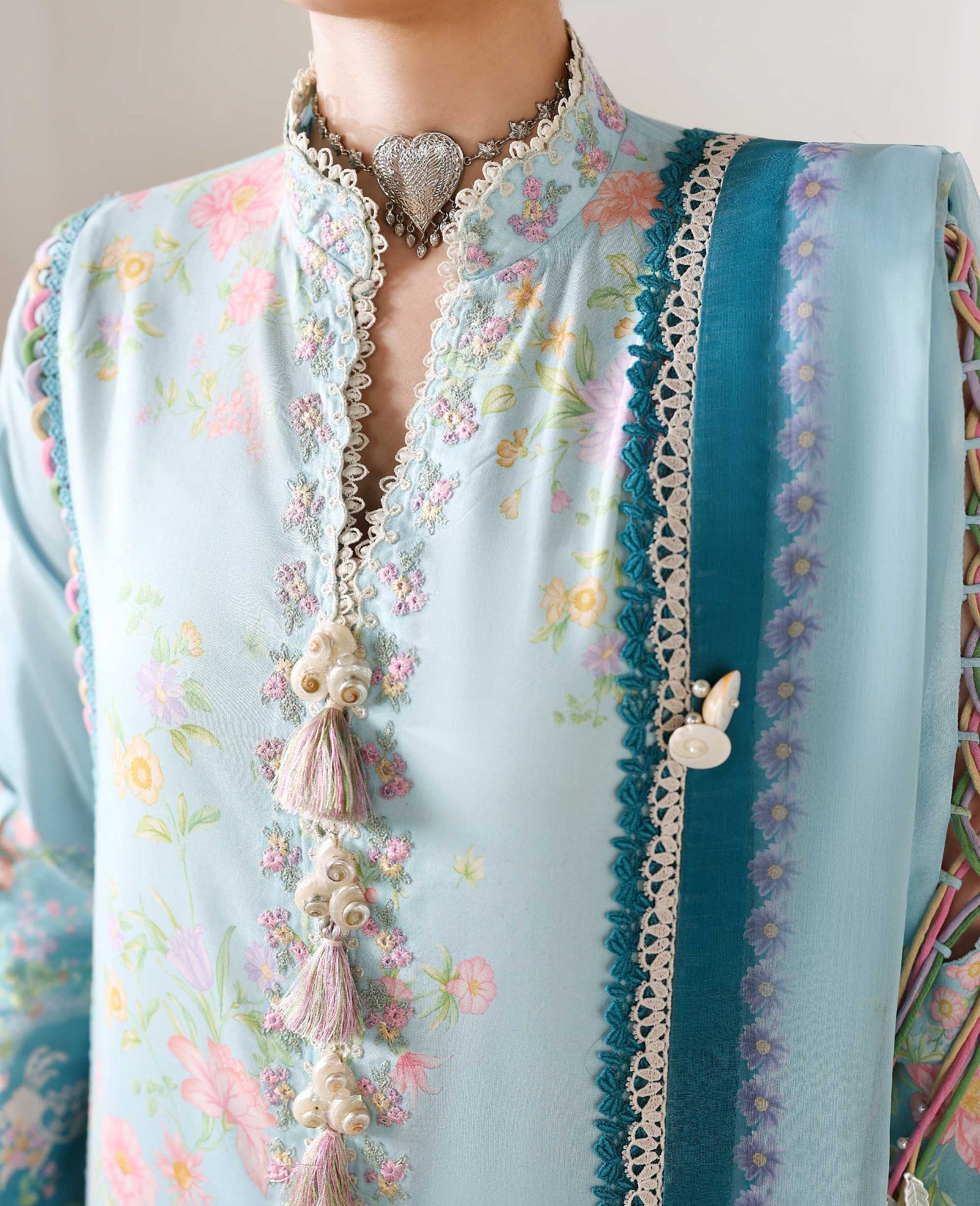 Republic Womenswear | Neoma Summer Prints 26 | Naia - Luxury Dress - available at Maria Faisal in UK and USA.