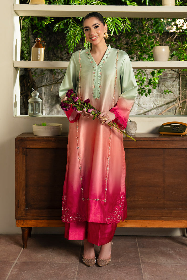 Imrozia Premium | Celeste Pret 25 | SP-112 Scarph - Formal Dress - available at Maria Faisal in UK and USA.