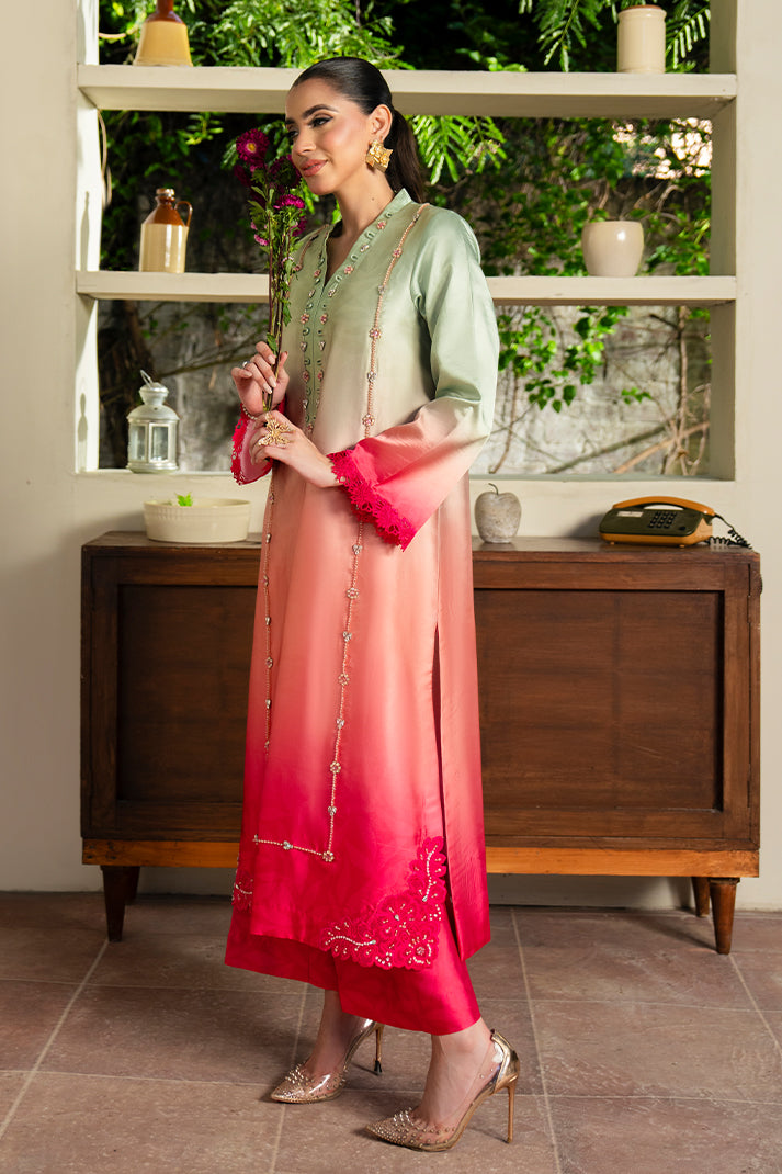 Imrozia Premium | Celeste Pret 25 | SP-112 Scarph - Formal Dress - available at Maria Faisal in UK and USA.