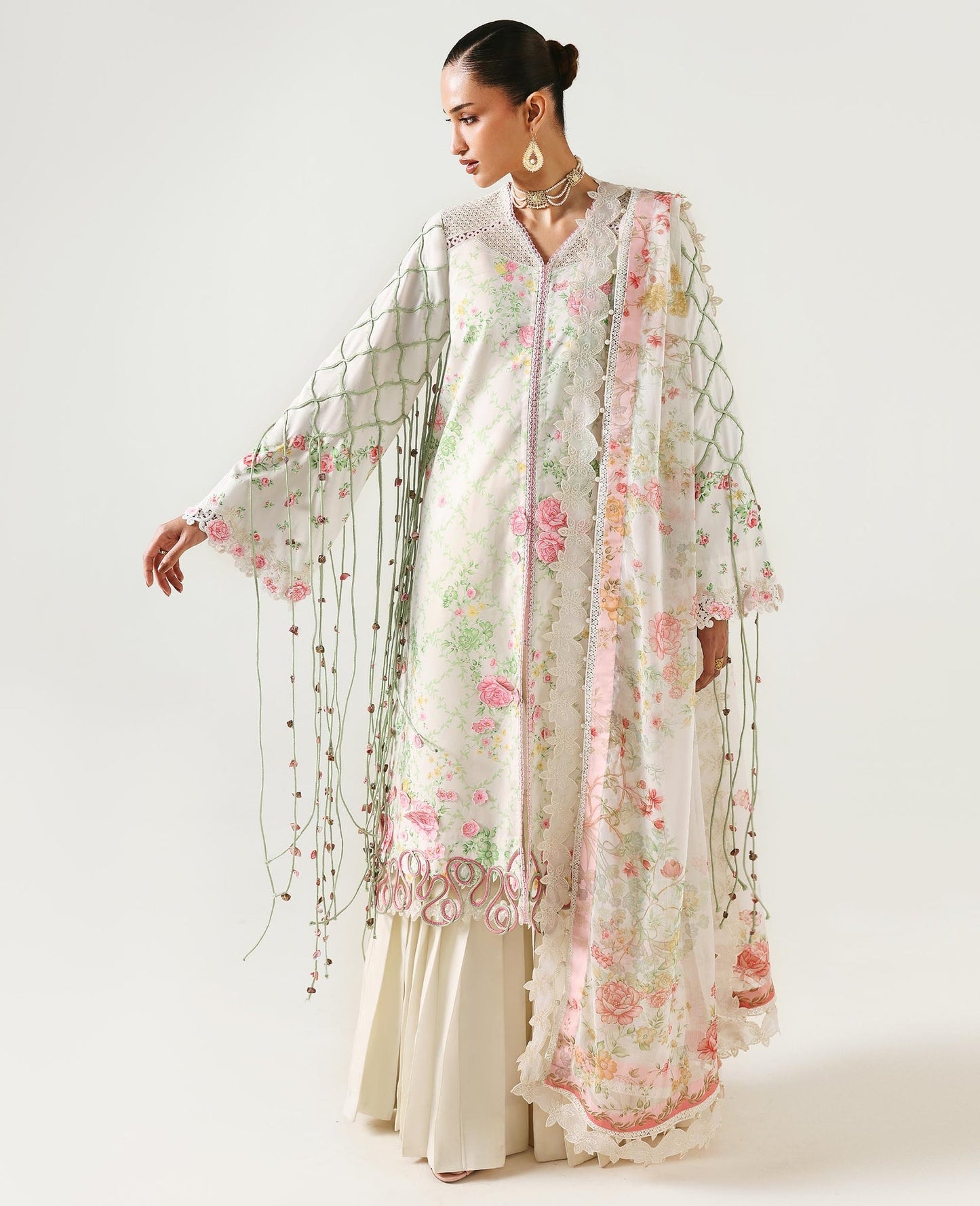 Republic Womenswear | Neoma Summer Prints 26 | Aria - Luxury Dress - available at Maria Faisal in UK and USA.